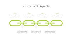 绿色时间轴PPT图表-11