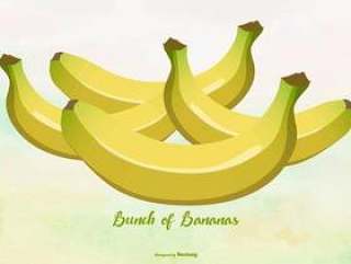 黄色的香蕉/大蕉的插图