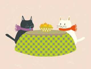 友好的kotatsu猫