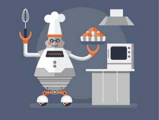 胖机器人厨师