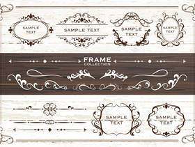 复古风格装饰框架03