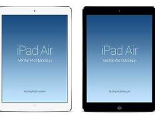iPad Air PSD mockup
