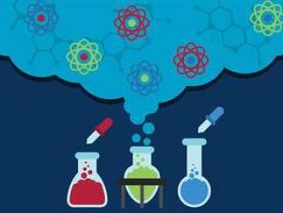 科学背景矢量