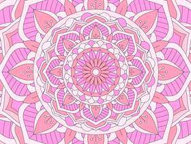 万花筒图案背景图