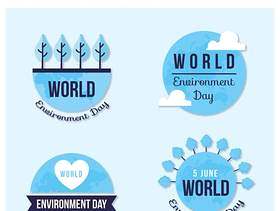 世界环境日标签