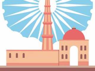 印度建筑Qutub Minar插图