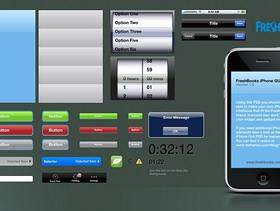 FreshBooks iPhone GUI psd分层素材