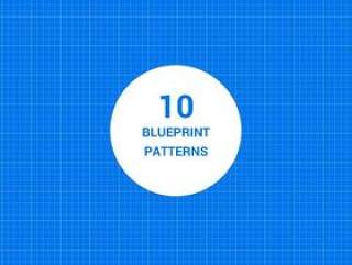 十个蓝图平铺背景含pat图案文件10-seamless-blueprint-patterns