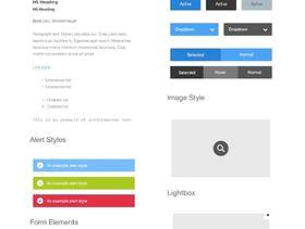 UI Style Guide template