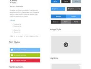 UI Style Guide template