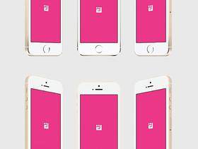 iphone5s高清展示素材