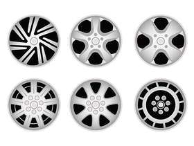 六种类型的轮毂罩