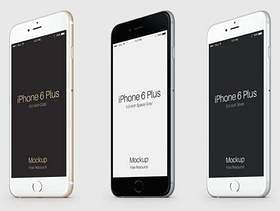 3-4 iPhone 6 Plus Psd矢量模拟2