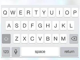 ios7键盘