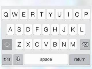 ios7键盘