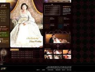 婚纱摄影网站模板(03)