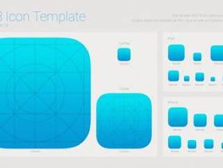IOS8图标尺寸模板