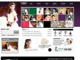 婚纱摄影网站模板(08)