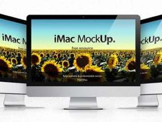 iMac Psd Mockup模板