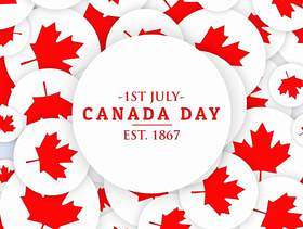 7月1日加拿大日背景