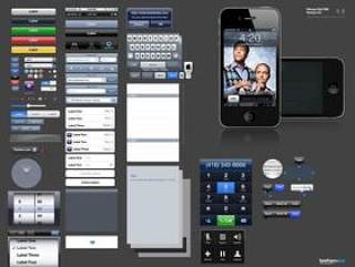 iPhone GUI PSD Version 4 psd 分层素材