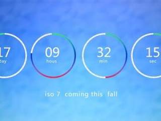 IOS7风格的倒数计时器