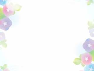 柔和的颜色asagao背景2