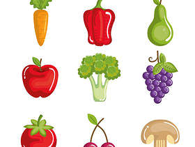 健康蔬菜和水果