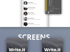 Write.it -  博客应用程序UI工具包