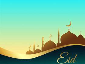 美丽的eid穆巴拉克背景设计