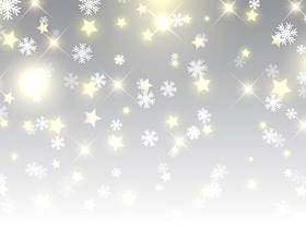 星星和雪花的圣诞节背景