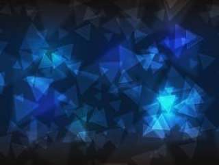 三角灯·深蓝色