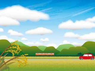 秋天的乡村风光