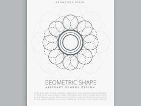 抽象的几何形状设计