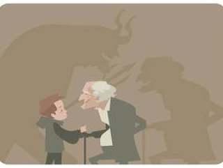 魔鬼在男孩＆＃x; s体向量