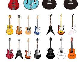 各种吉他造型
