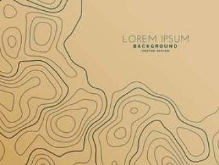 与地形图的棕色背景