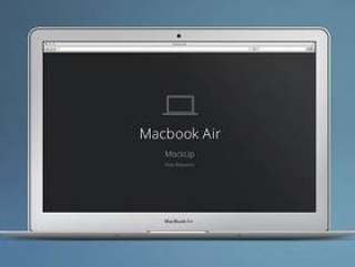 MacBook Air Psd Mockup