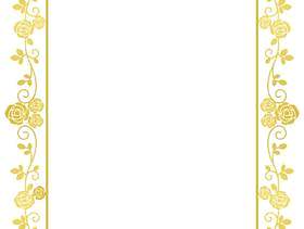 玫瑰框架（金）
