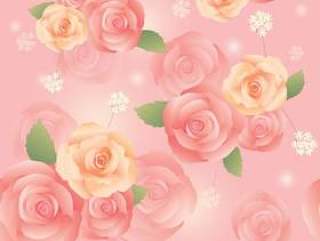 粉红玫瑰无缝模式