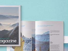 A4 Psd Magazine Booklet Mockup Vol3