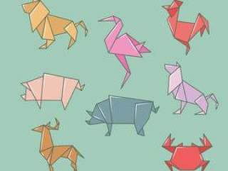 折纸野生动物集