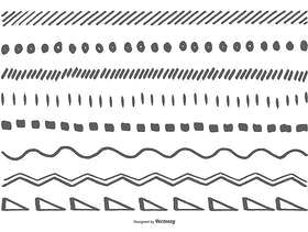 手绘边界/分隔线集合