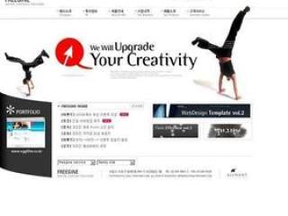 韩国精品WEB设计网站模板