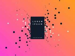 优雅的点粒子背景矢量