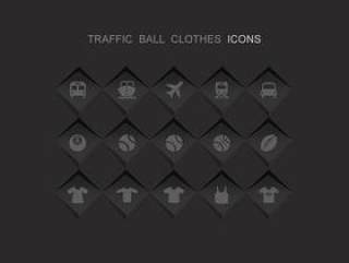 Traffic Ball Clothes icons