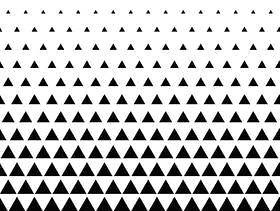 三角形图案矢量背景在黑色和白色