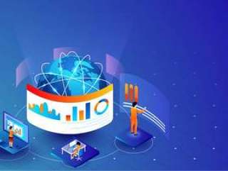 Big Data Analysis concept.