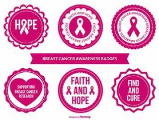 乳房癌认识徽章收集