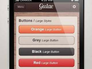 开胃iPhone UI工具包PSD